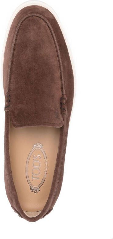 Tod's Suède loafers Bruin