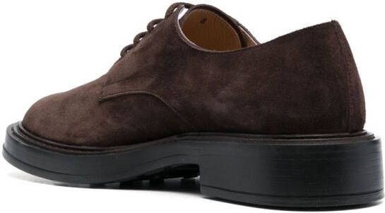 Tod's Suède derby veterschoenen Bruin