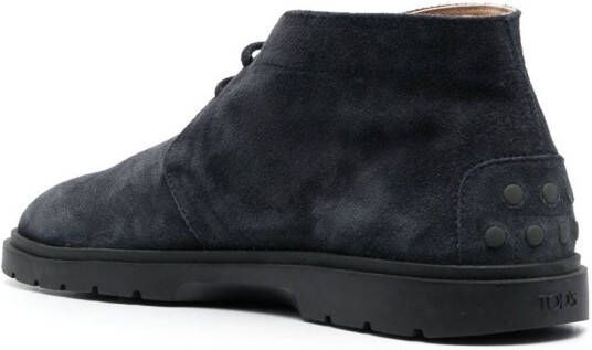 Tod's Suède desert boots Blauw