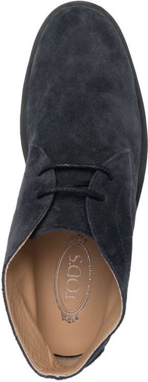 Tod's Suède desert boots Blauw