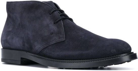 Tod's Suède desert boots Blauw