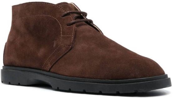 Tod's Suède desert boots Bruin