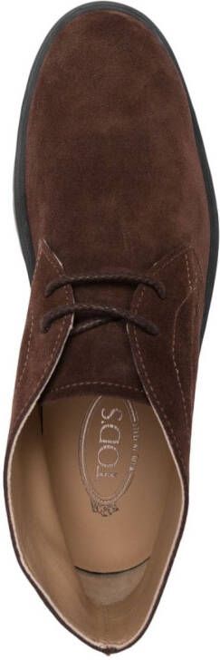 Tod's Suède desert boots Bruin