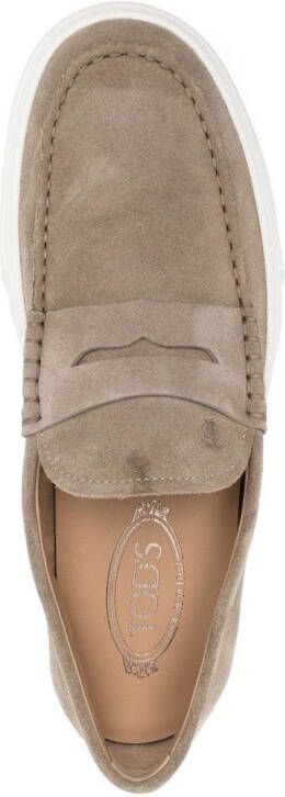 Tod's Suède loafers Beige
