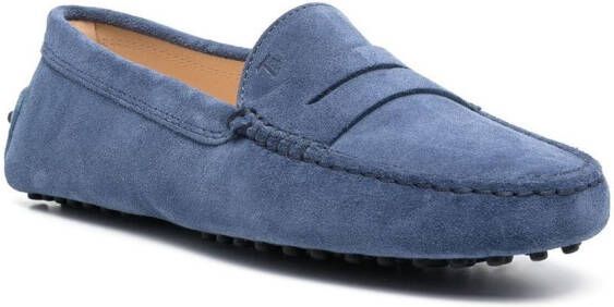 Tod's Suède loafers Blauw
