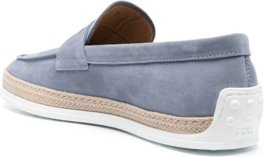 Tod's Suède loafers Blauw