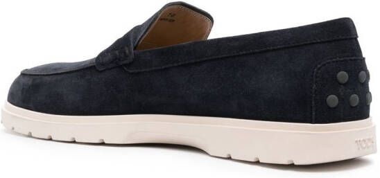 Tod's Suède loafers Blauw