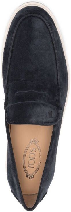 Tod's Suède loafers Blauw