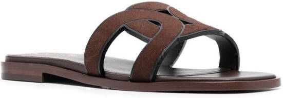 Tod's Suède sandalen Bruin