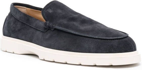 Tod's Suède loafers Blauw