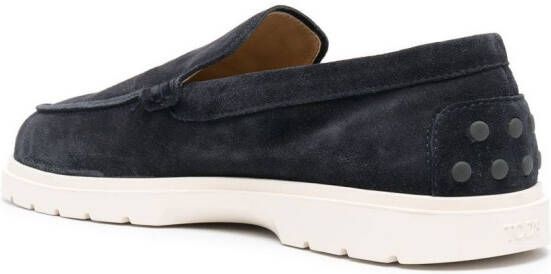 Tod's Suède loafers Blauw