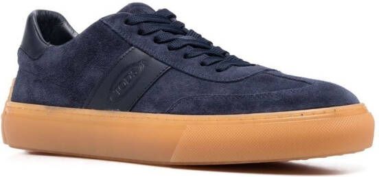 Tod's Suède sneakers Blauw