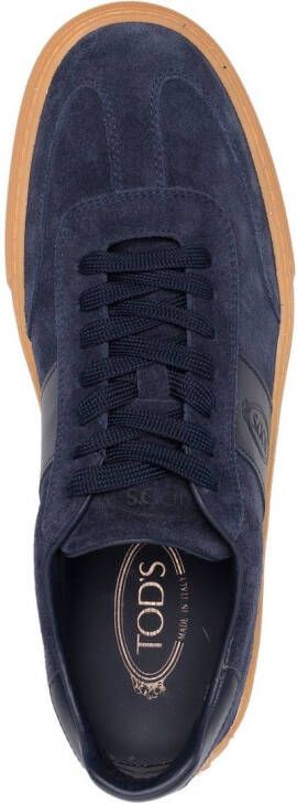 Tod's Suède sneakers Blauw