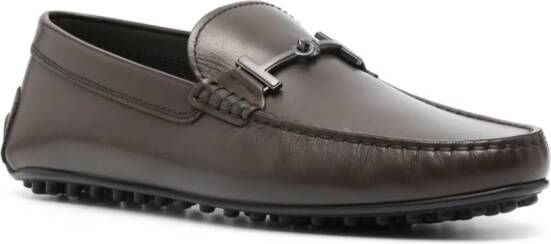 Tod's T Ring City Gommino loafers Bruin