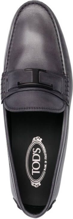 Tod's City leren loafers Grijs