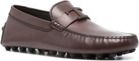 Tod's T Timeless Gommino Bubble loafers Bruin