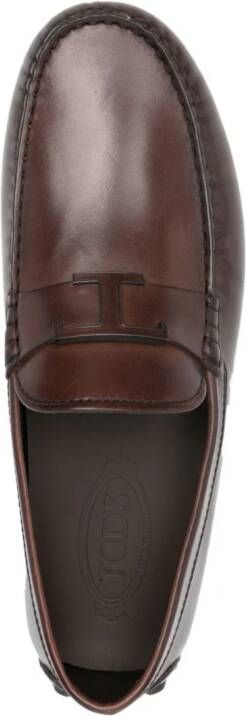 Tod's T Timeless Gommino Bubble loafers Bruin