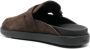 Tod's T Timeless suède slippers Bruin - Thumbnail 3
