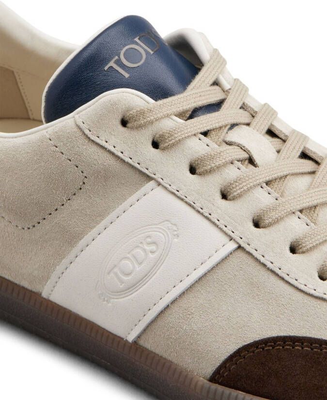 Tod's Tabs suède sneaker Beige