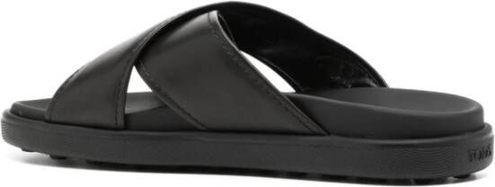 Tod's Timeless leren sandalen Zwart