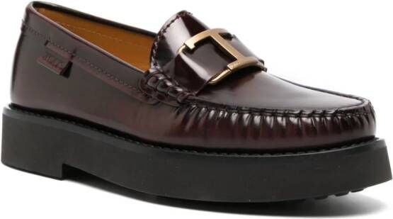 Tod's Timeless leren loafers Rood