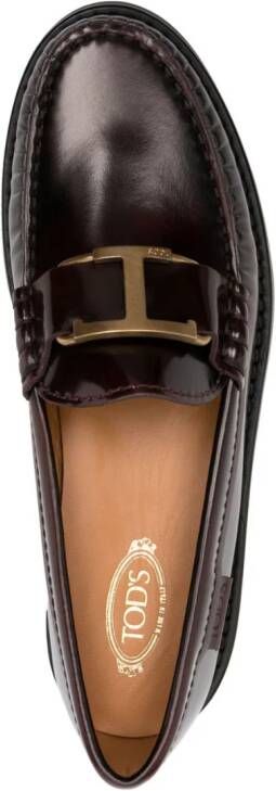 Tod's Timeless leren loafers Rood