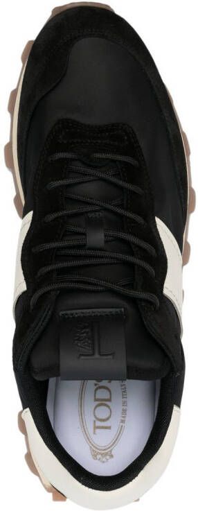 Tod's Allacciata sneakers met streepdetail Zwart