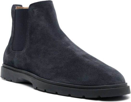 Tod's Tronchetto suède laarzen Blauw