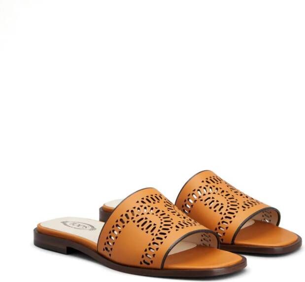 Tod's Uitgesneden sandalen Oranje
