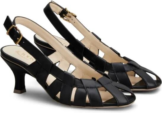 Tod's Uitgesneden slingback pumps Zwart