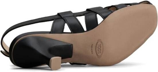 Tod's Uitgesneden slingback pumps Zwart