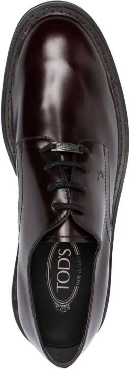 Tod's Veterschoenen met ronde neus Rood