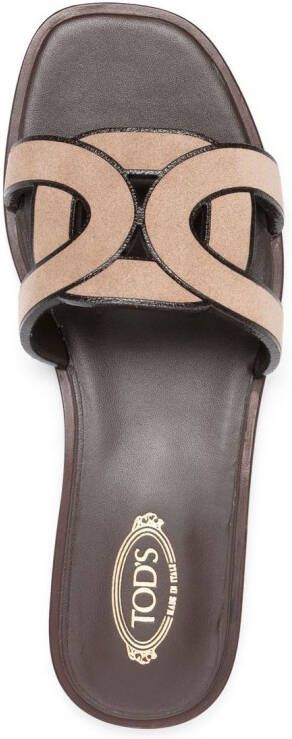 Tod's Geweven sandalen Beige