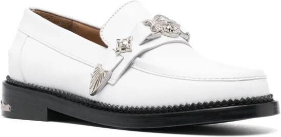 Toga Pulla Leren loafers Wit