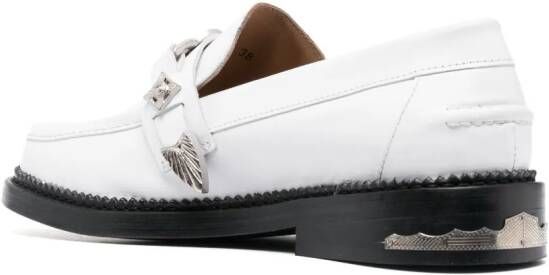 Toga Pulla Leren loafers Wit