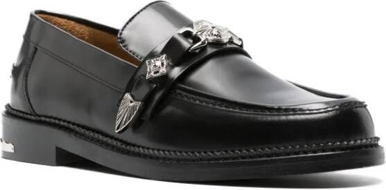 Toga Virilis Leren loafers Zwart