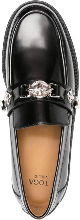 Toga Virilis Leren loafers Zwart