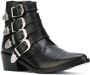 Toga Pulla multi straps boots Zwart - Thumbnail 2