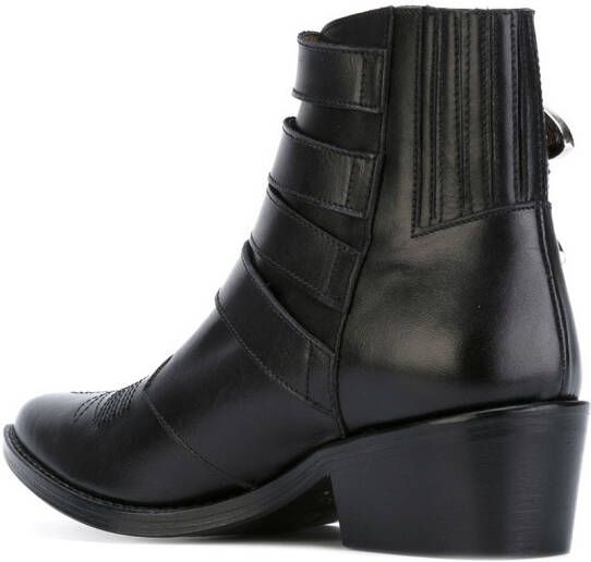 Toga Pulla multi straps boots Zwart