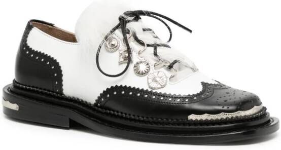 Toga Oxford schoenen met studs Wit