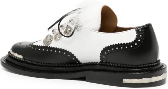Toga Oxford schoenen met studs Wit