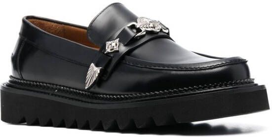 Toga Virilis Leren loafers Zwart