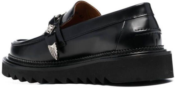 Toga Virilis Leren loafers Zwart