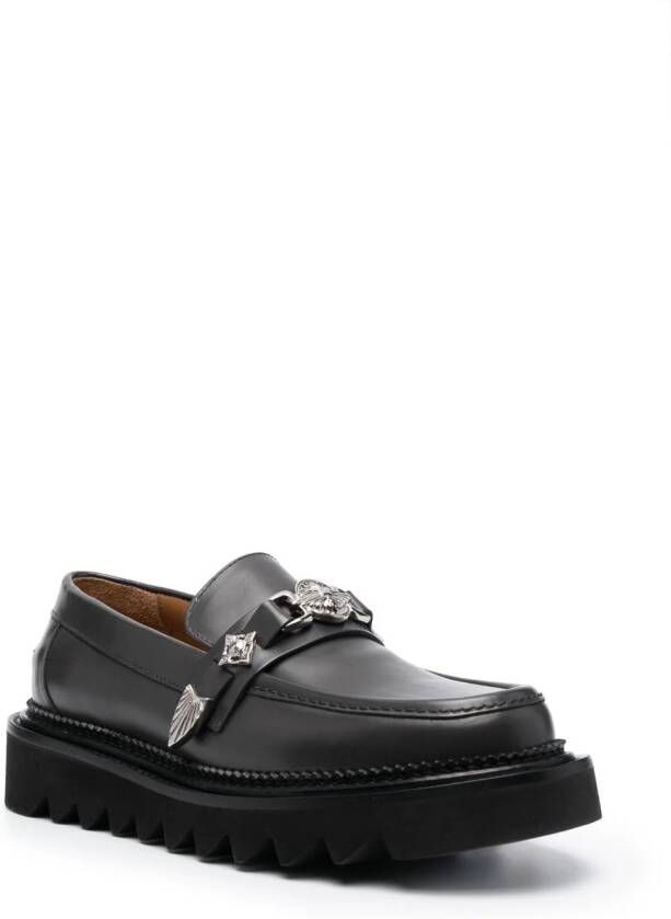 Toga Virilis Leren loafers Groen