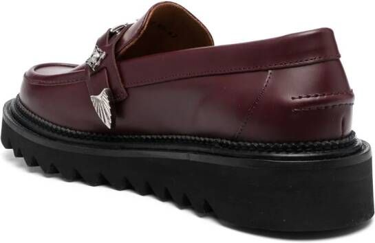 Toga Virilis Leren loafers Rood