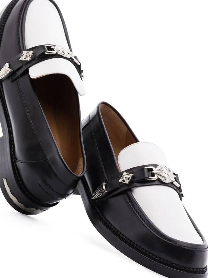 Toga Virilis Leren loafers Zwart