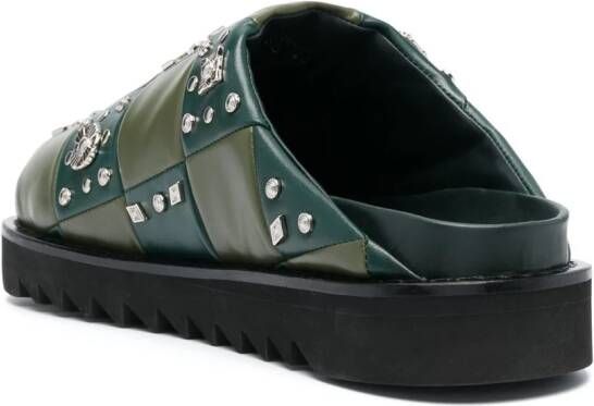 Toga Virilis Leren slippers Groen