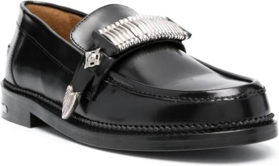 Toga Virilis Loafers met gesp Zwart