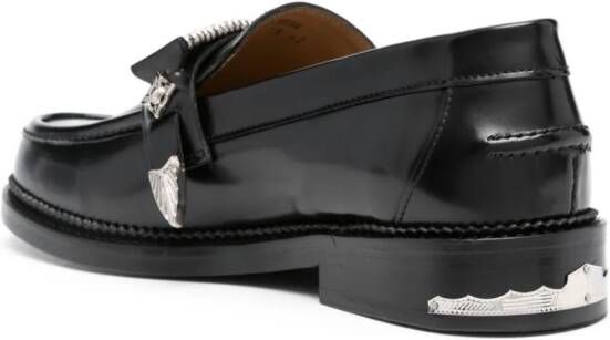 Toga Virilis Loafers met gesp Zwart