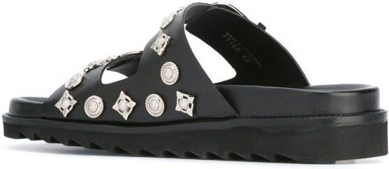 Toga Virilis studded sandals Zwart